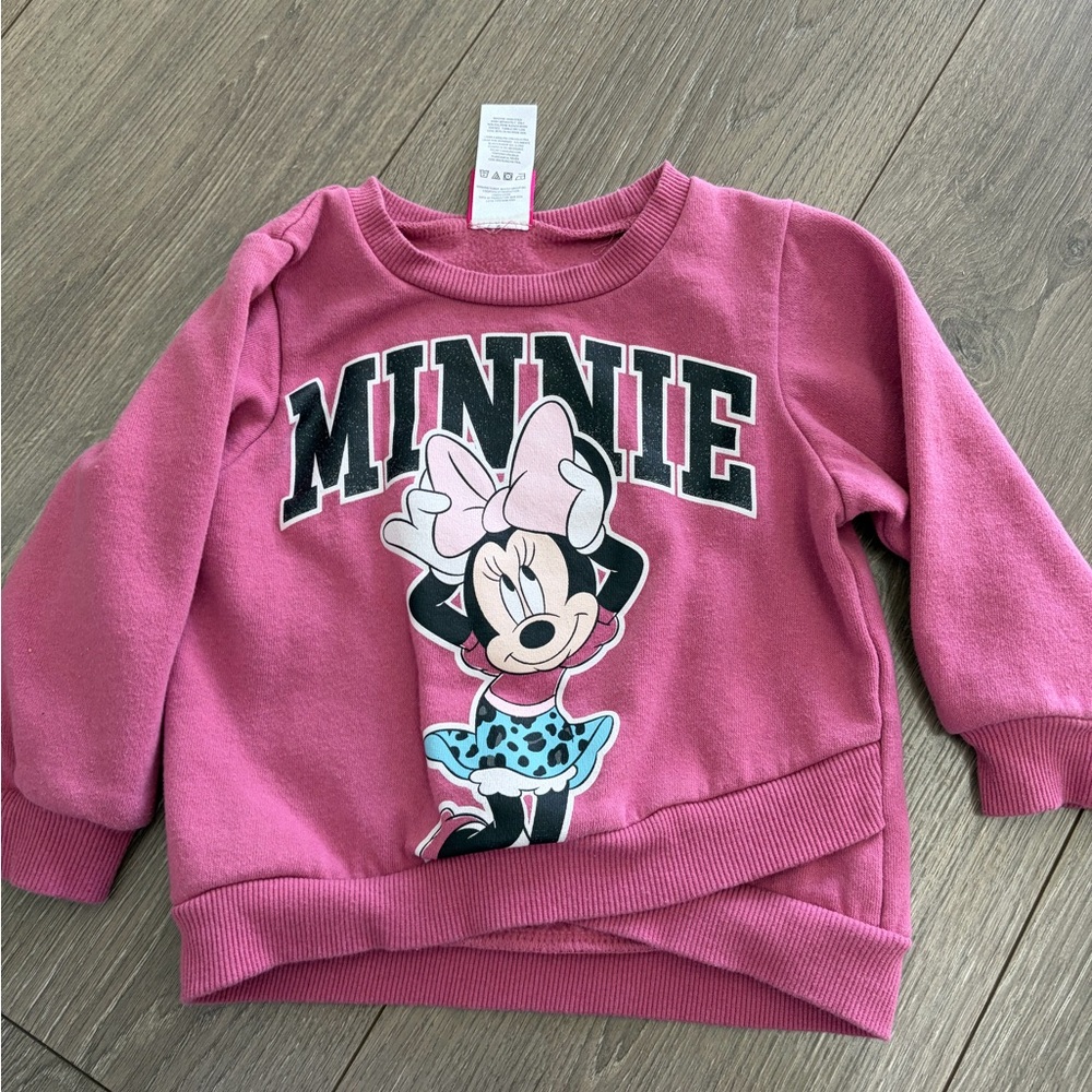 Minnie Mouse Pink Kids Sweatshirt
